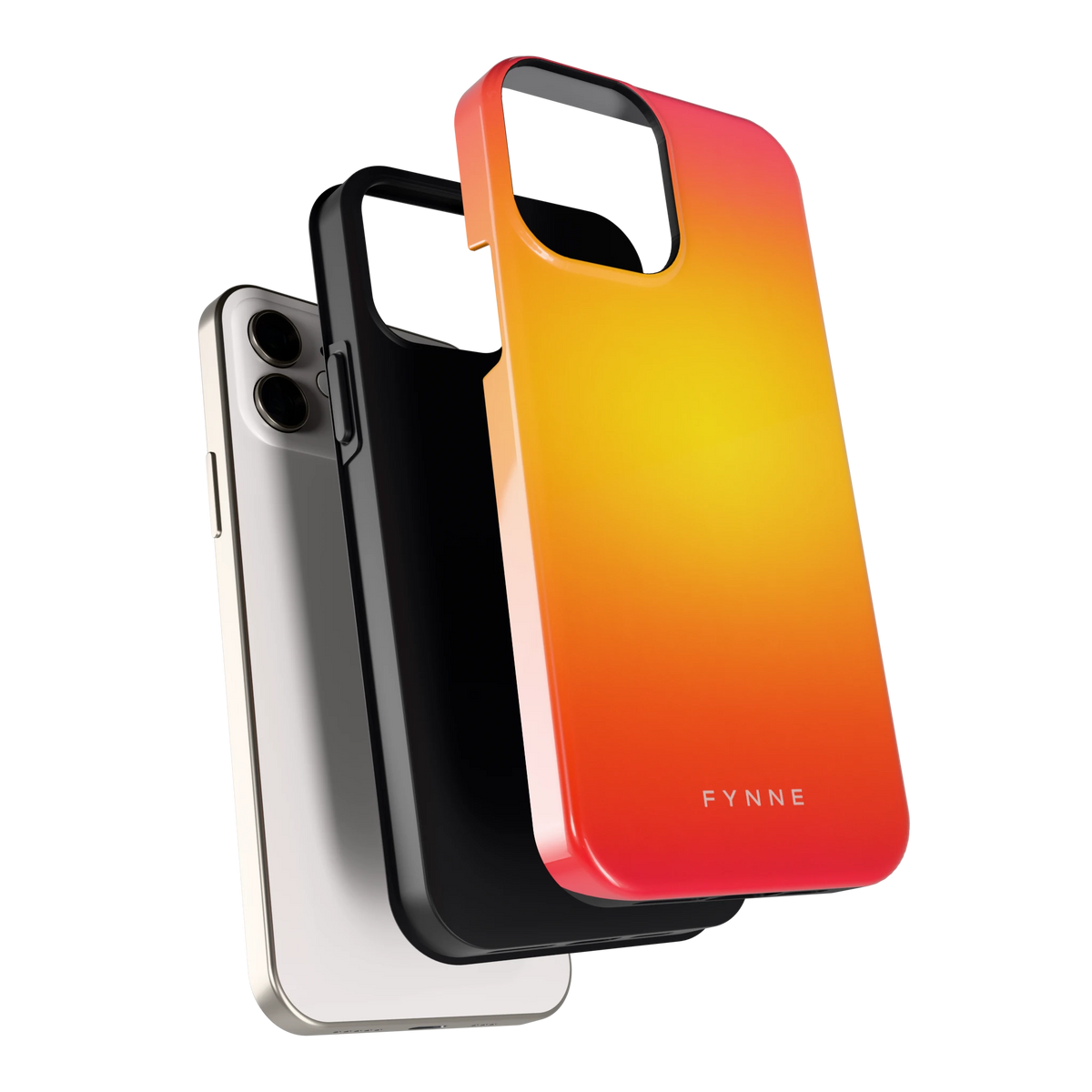 Zonsondergang Verloop hoesje voor iPhone 12, los van de telefoon