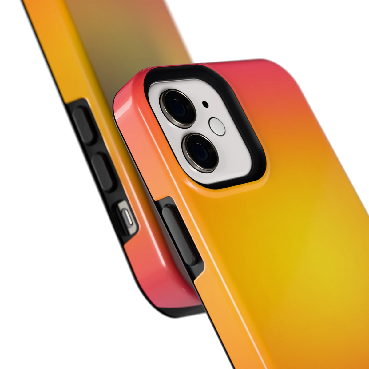 Zonsondergang Verloop hoesje voor iPhone 12, close-up