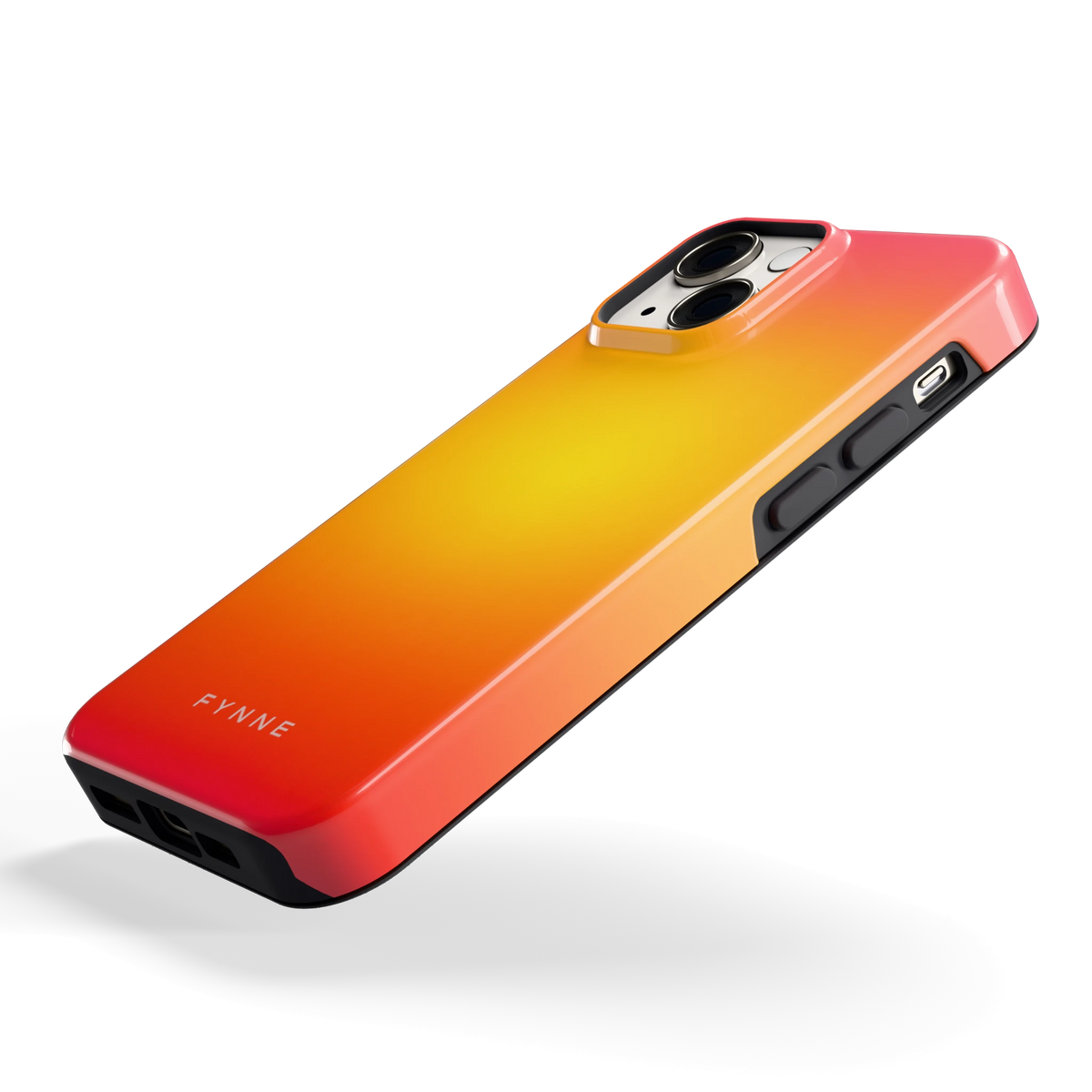 Zonsondergang Verloop hoesje voor iPhone 13 mini, schuin