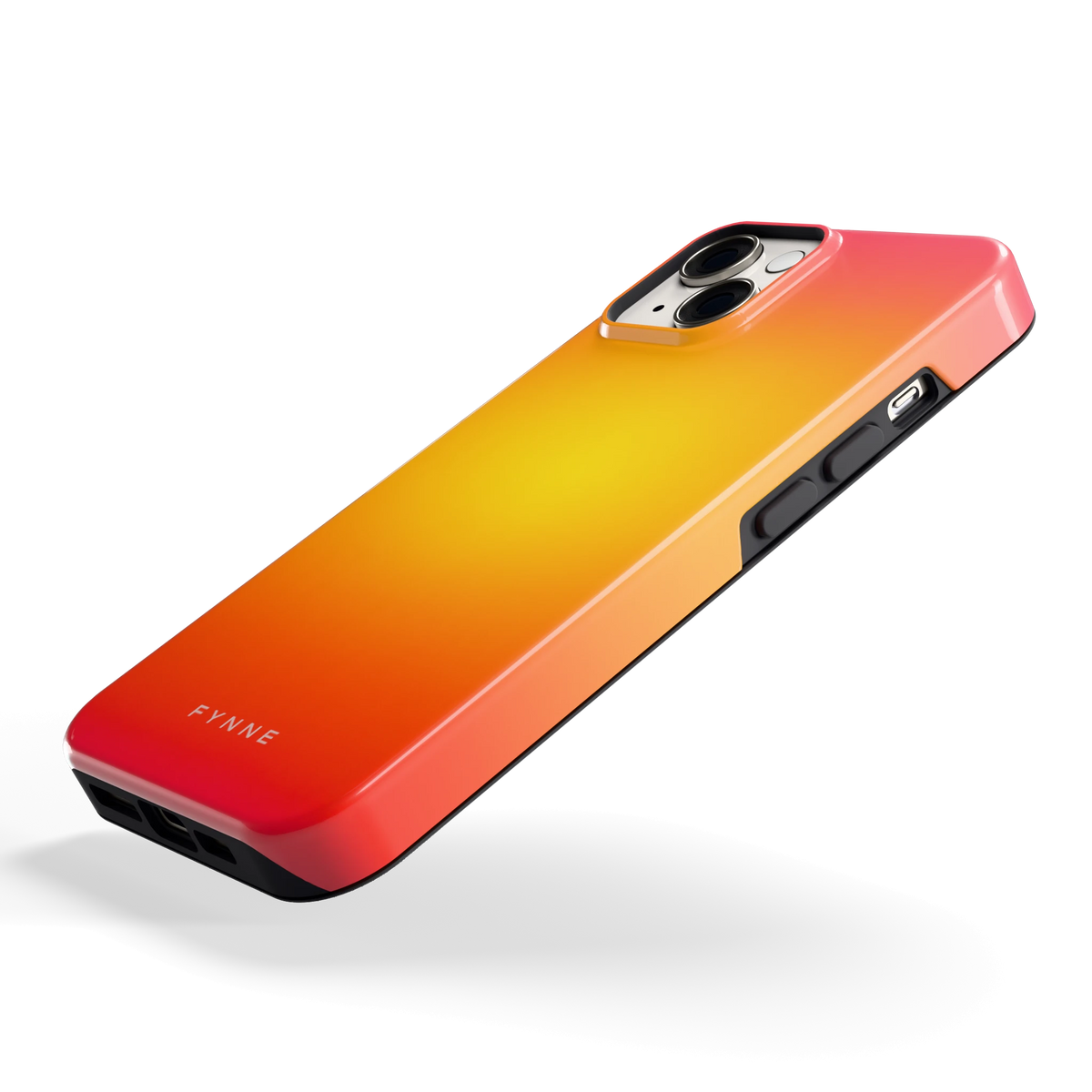 Zonsondergang Verloop hoesje voor iPhone 14, schuin