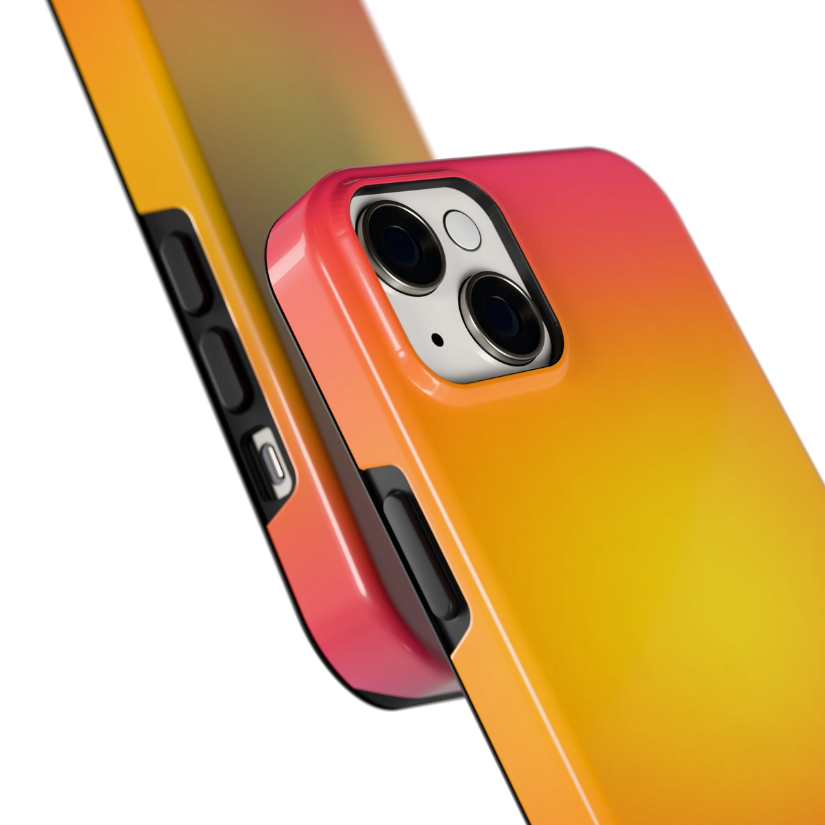 Zonsondergang Verloop hoesje voor iPhone 14 Plus, close-up