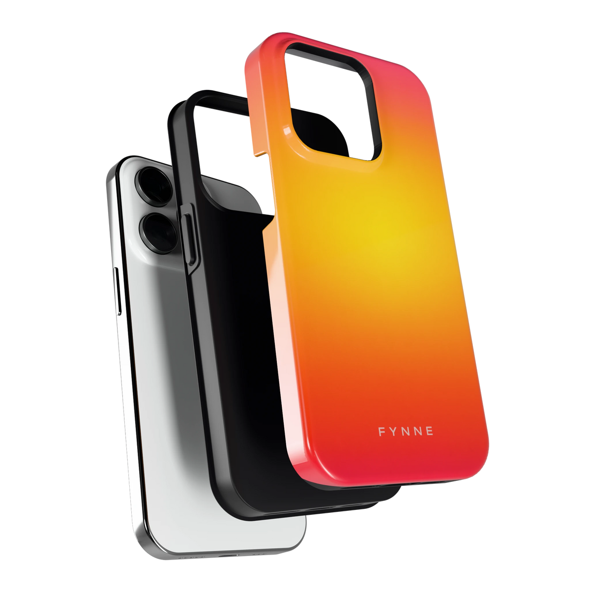 Zonsondergang Verloop hoesje voor iPhone 14 Pro, los van de telefoon