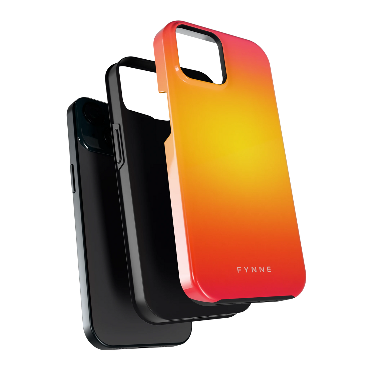 Zonsondergang Verloop hoesje voor iPhone 15, los van de telefoon