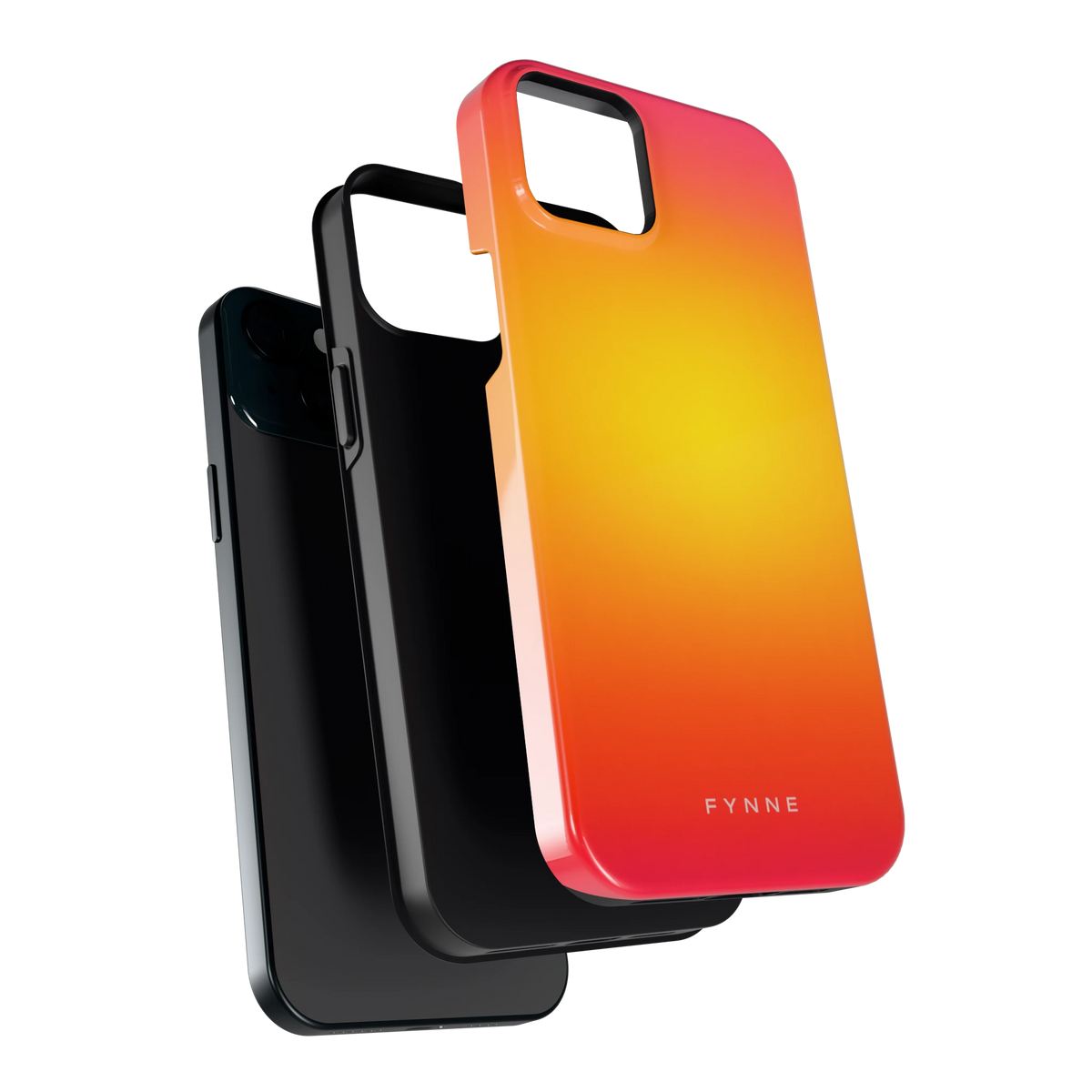 Zonsondergang Verloop hoesje voor iPhone 15 Plus, los van de telefoon