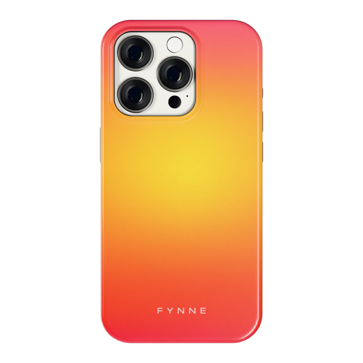 Zonsondergang Verloop hoesje voor iPhone 15 Pro, achterkant