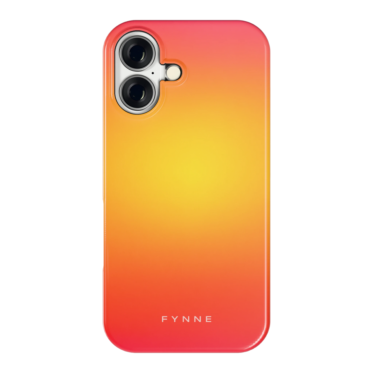 Zonsondergang Verloop hoesje voor iPhone 16, achterkant