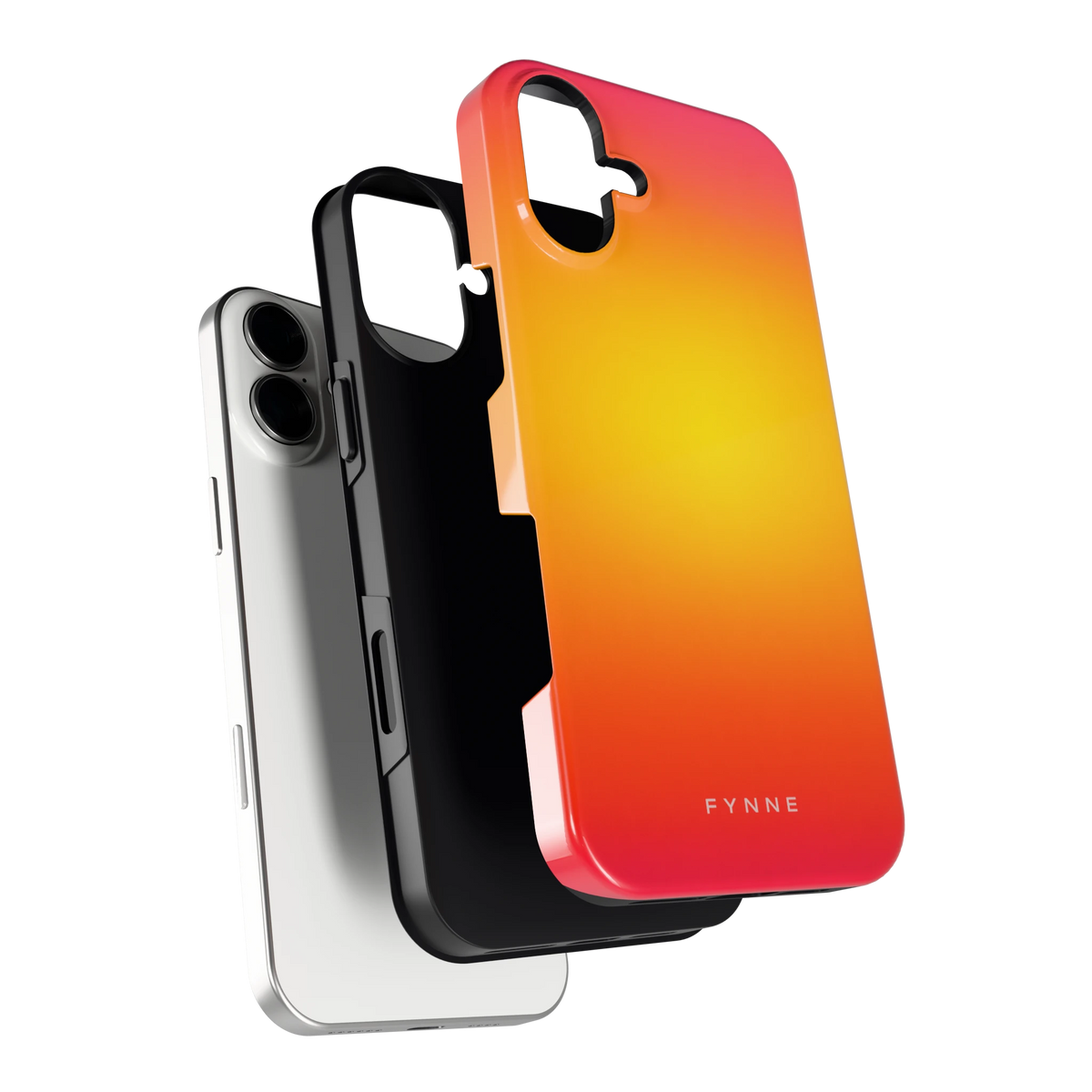 Zonsondergang Verloop hoesje voor iPhone 16 Plus, los van de telefoon