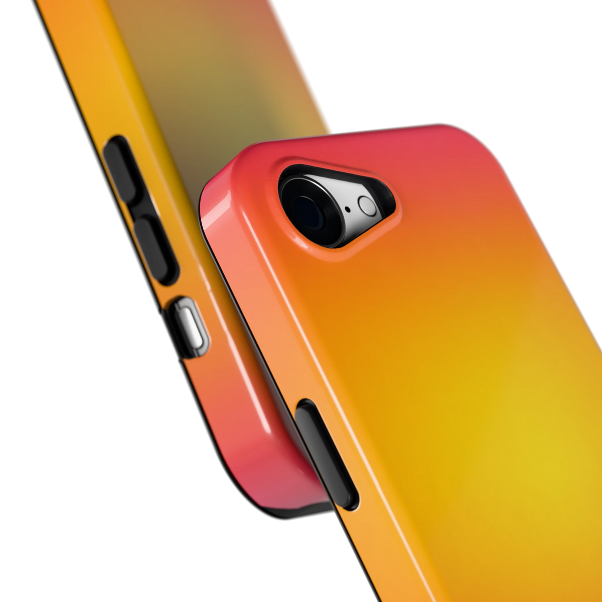 Zonsondergang Verloop hoesje voor iPhone 16e, close-up