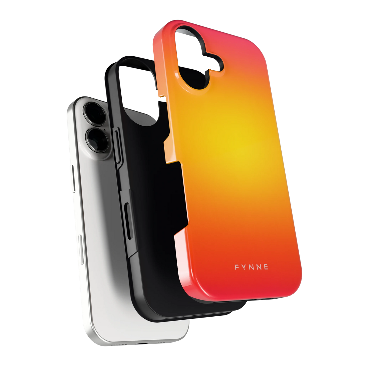 Zonsondergang Verloop hoesje voor iPhone 17, los van de telefoon