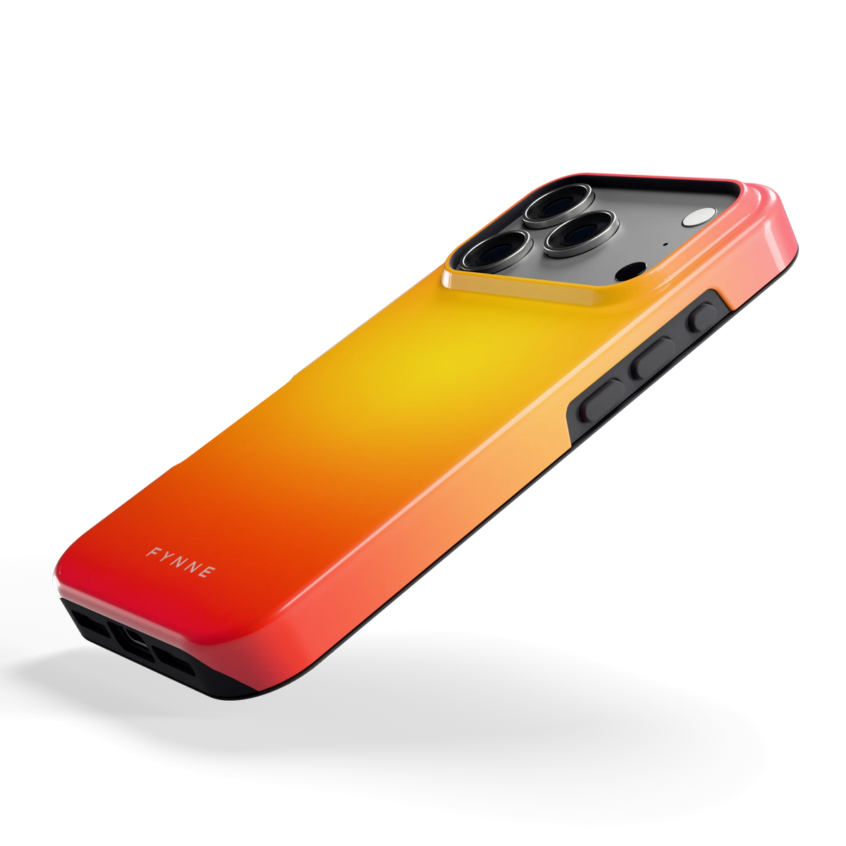 Zonsondergang Verloop hoesje voor iPhone 17 Pro, schuin