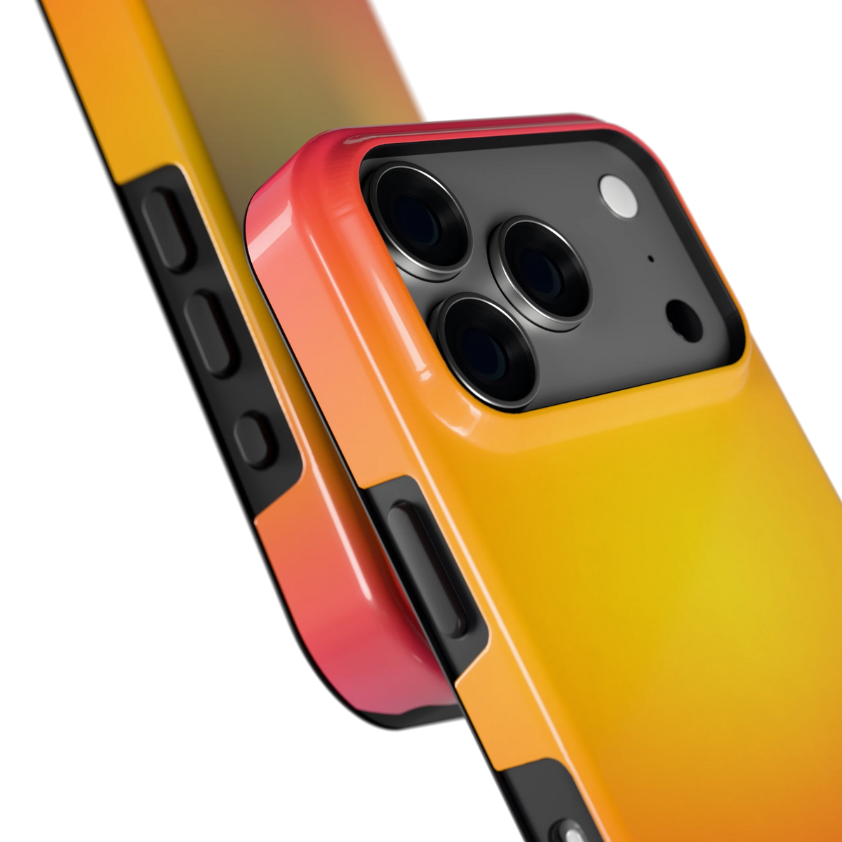 Zonsondergang Verloop hoesje voor iPhone 18 Pro, close-up