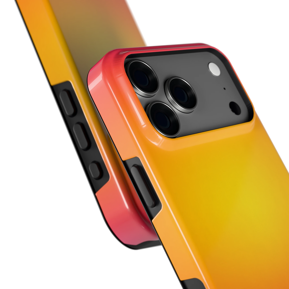 Zonsondergang Verloop hoesje voor iPhone 18 Pro Max, close-up