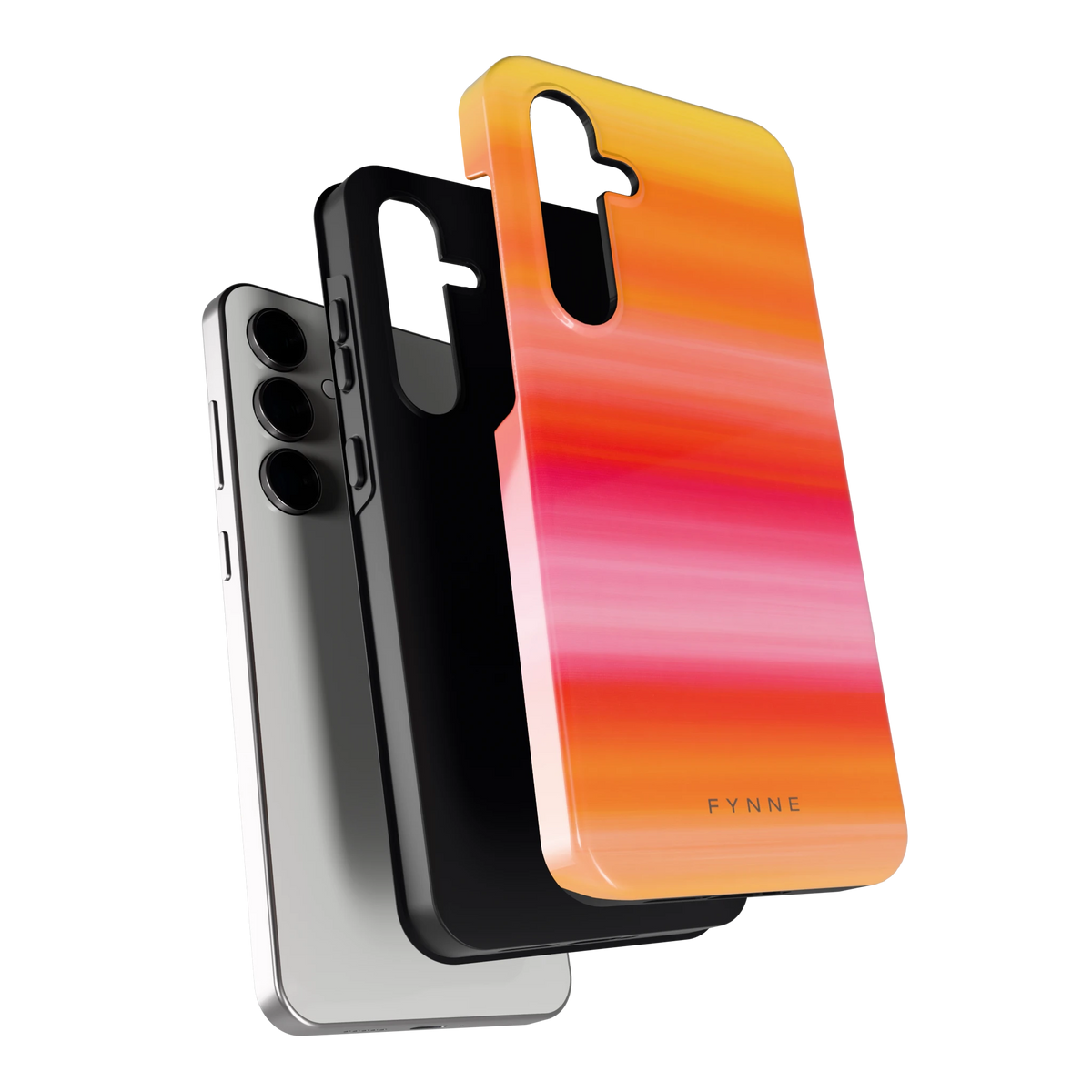Zonsonderganggloed hoesje voor Galaxy S24 FE, los van de telefoon
