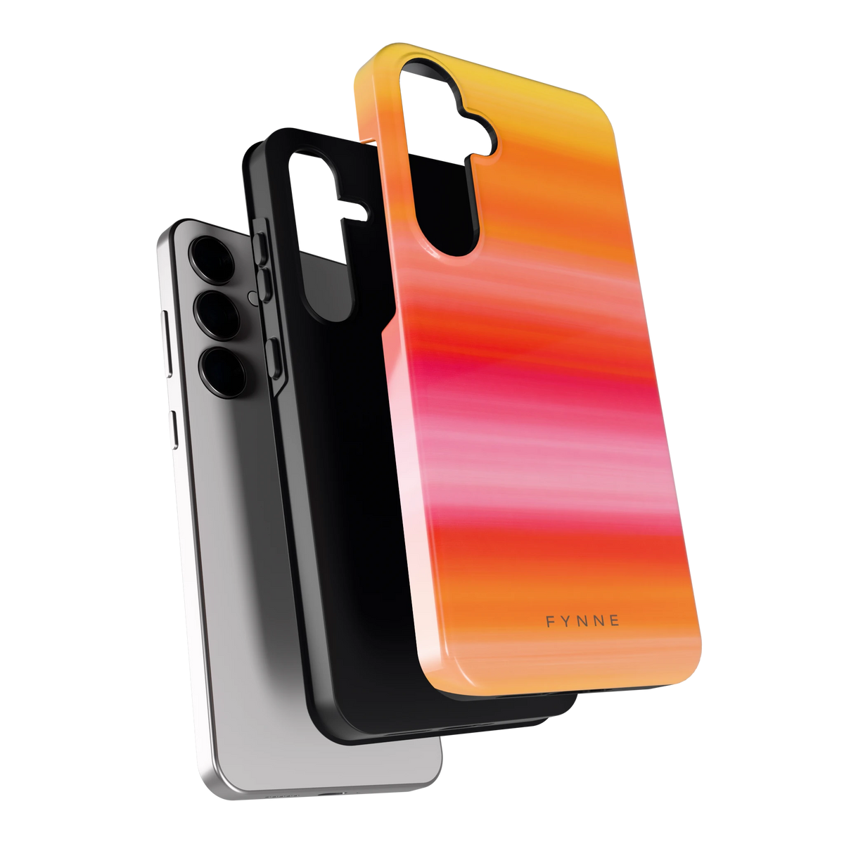 Zonsonderganggloed hoesje voor Galaxy S24+, los van de telefoon