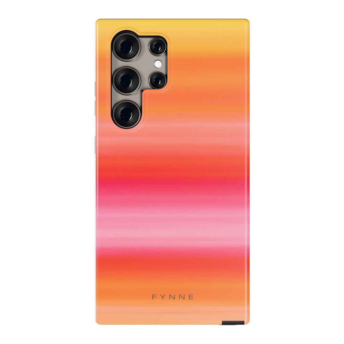 Zonsonderganggloed hoesje voor Galaxy S24 Ultra, achterkant