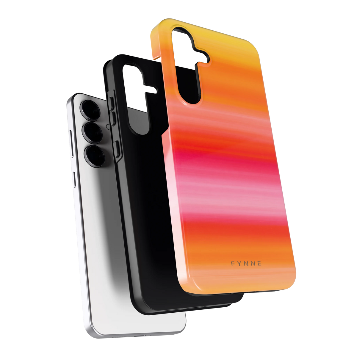Zonsonderganggloed hoesje voor Galaxy S25 FE, los van de telefoon