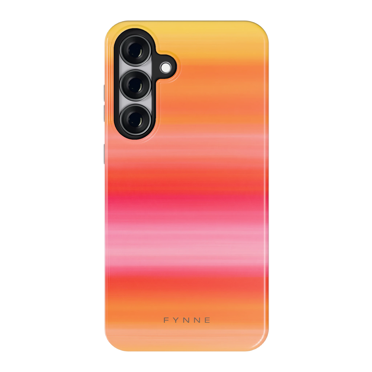 Zonsonderganggloed hoesje voor Galaxy S25+, achterkant