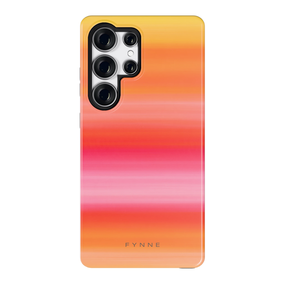 Zonsonderganggloed hoesje voor Galaxy S25 Ultra, achterkant