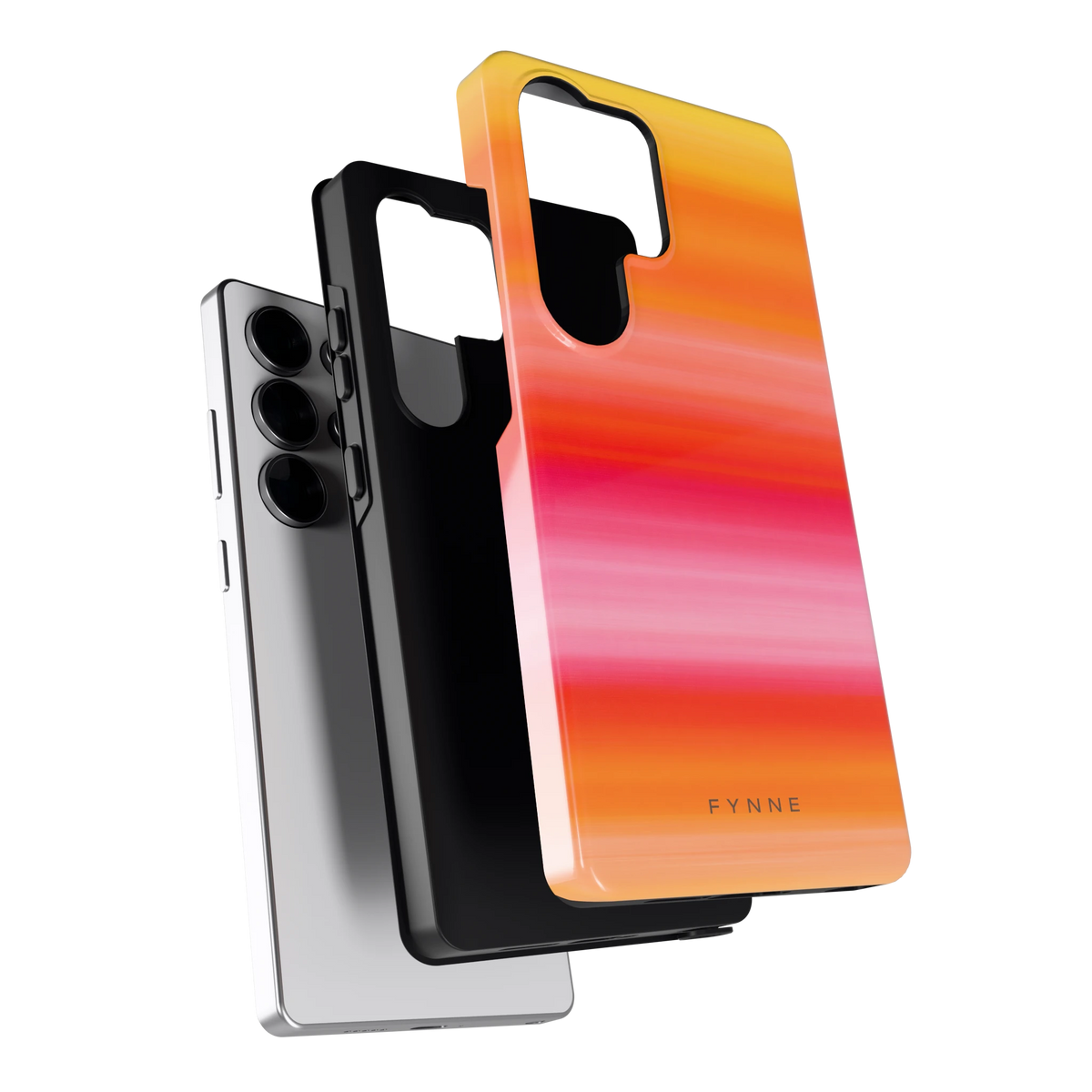 Zonsonderganggloed hoesje voor Galaxy S25 Ultra, los van de telefoon
