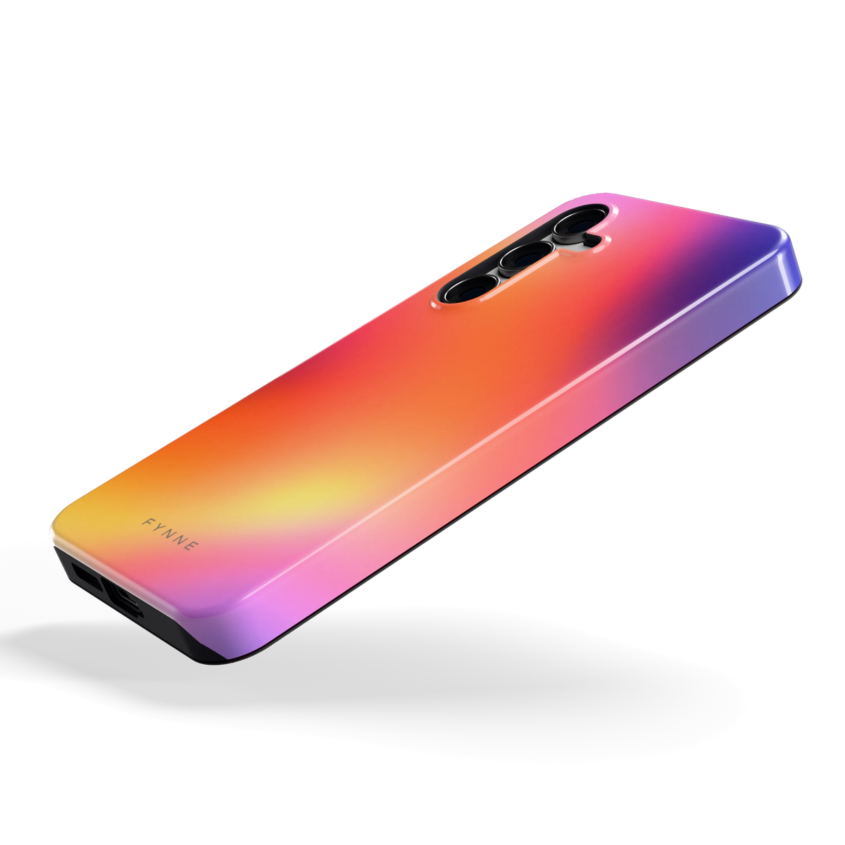 Zonsondergang Gloed hoesje voor Galaxy S24 FE, schuin