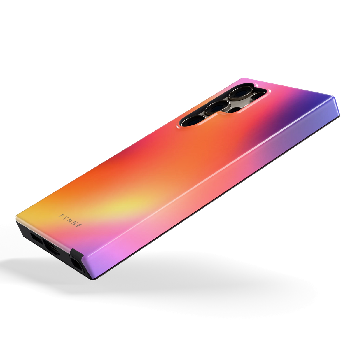 Zonsondergang Gloed hoesje voor Galaxy S24 Ultra, schuin