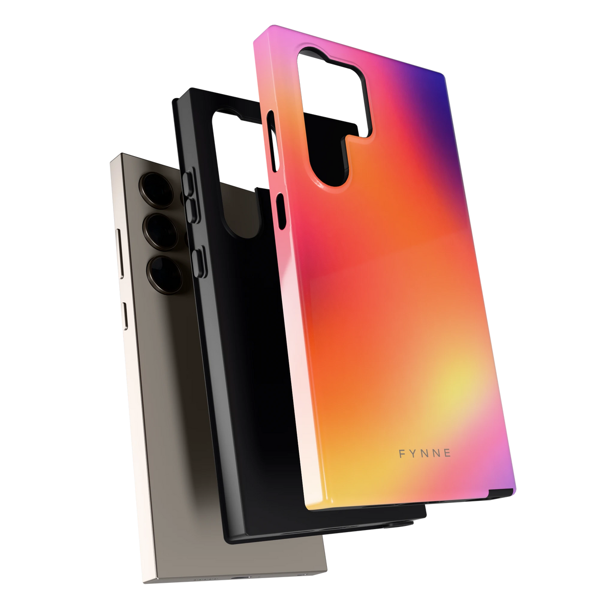 Zonsondergang Gloed hoesje voor Galaxy S24 Ultra, los van de telefoon