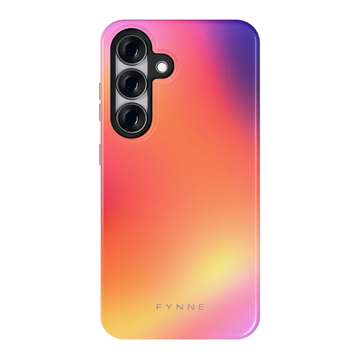 Zonsondergang Gloed hoesje voor Galaxy S25, achterkant
