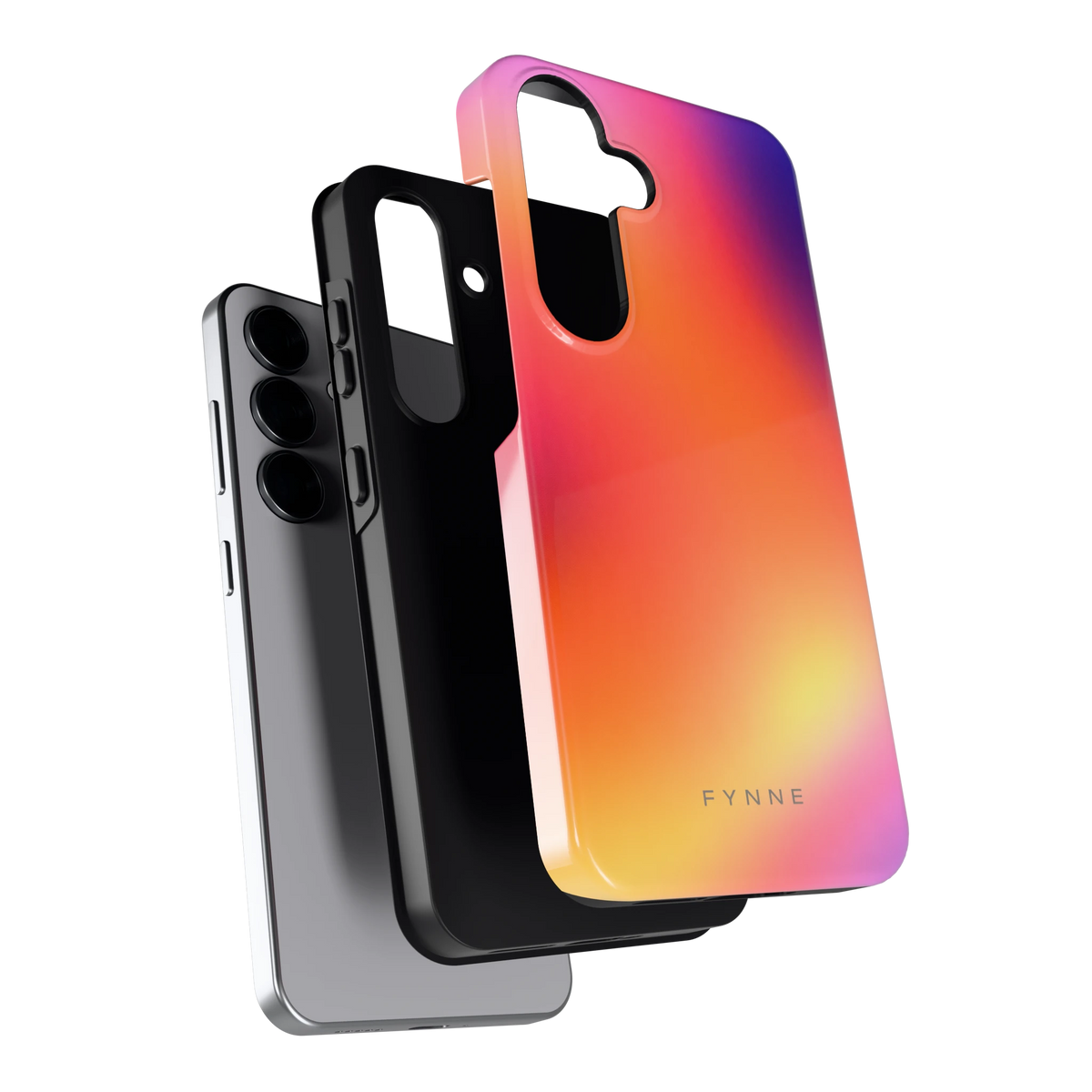 Zonsondergang Gloed hoesje voor Galaxy S25, los van de telefoon