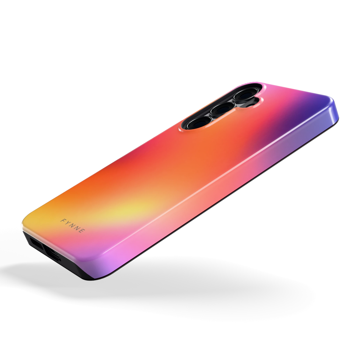 Zonsondergang Gloed hoesje voor Galaxy S25+, schuin