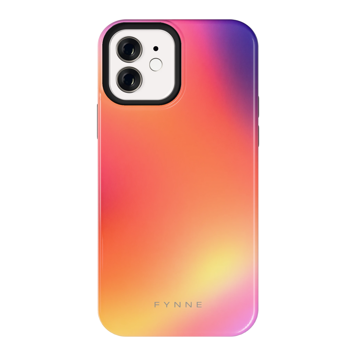 Zonsondergang Gloed hoesje voor iPhone 12, achterkant