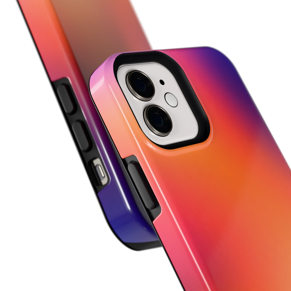 Zonsondergang Gloed hoesje voor iPhone 12, close-up