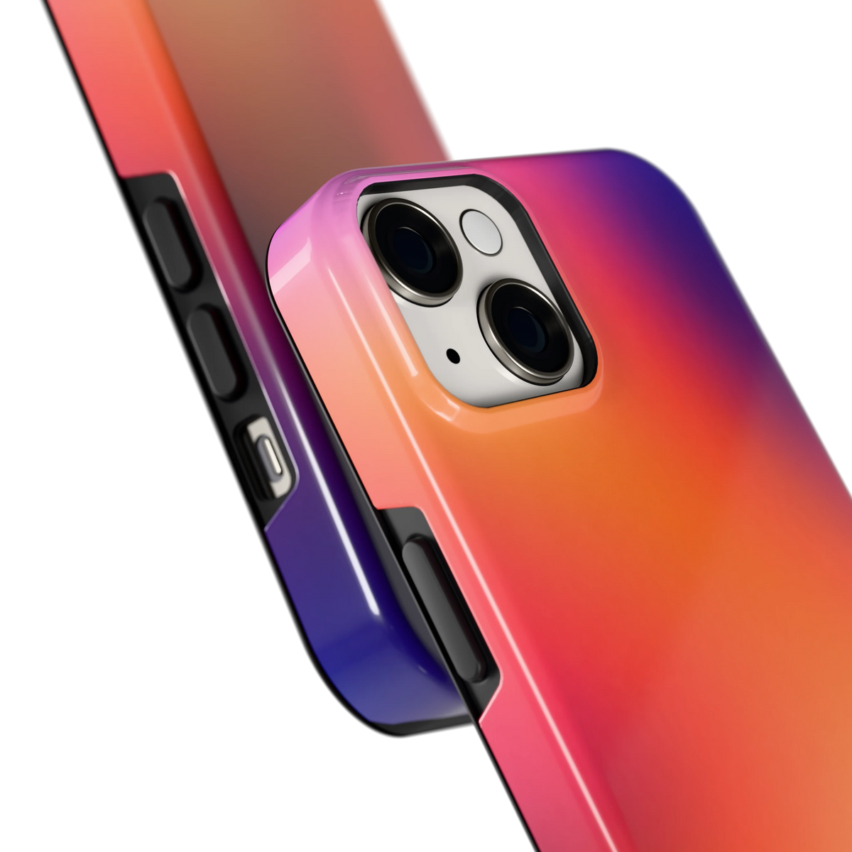Zonsondergang Gloed hoesje voor iPhone 14, close-up
