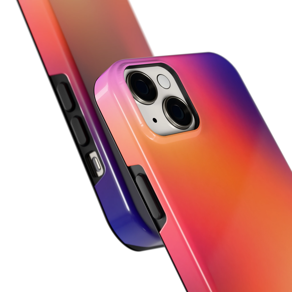 Zonsondergang Gloed hoesje voor iPhone 14 Plus, close-up