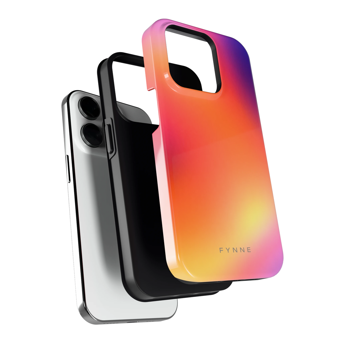 Zonsondergang Gloed hoesje voor iPhone 14 Pro, los van de telefoon