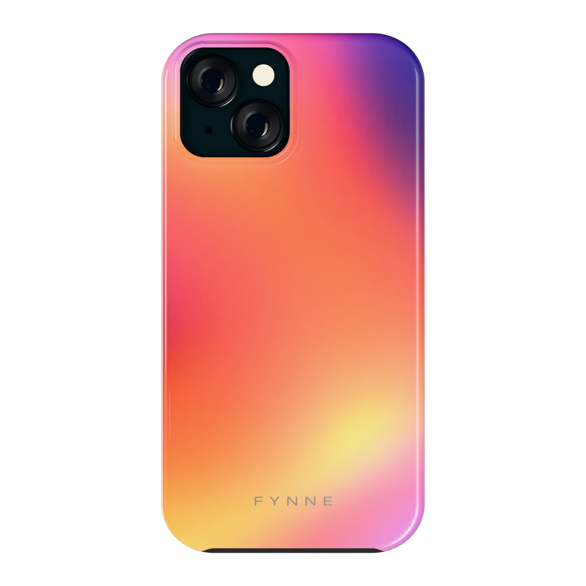Zonsondergang Gloed hoesje voor iPhone 15, achterkant