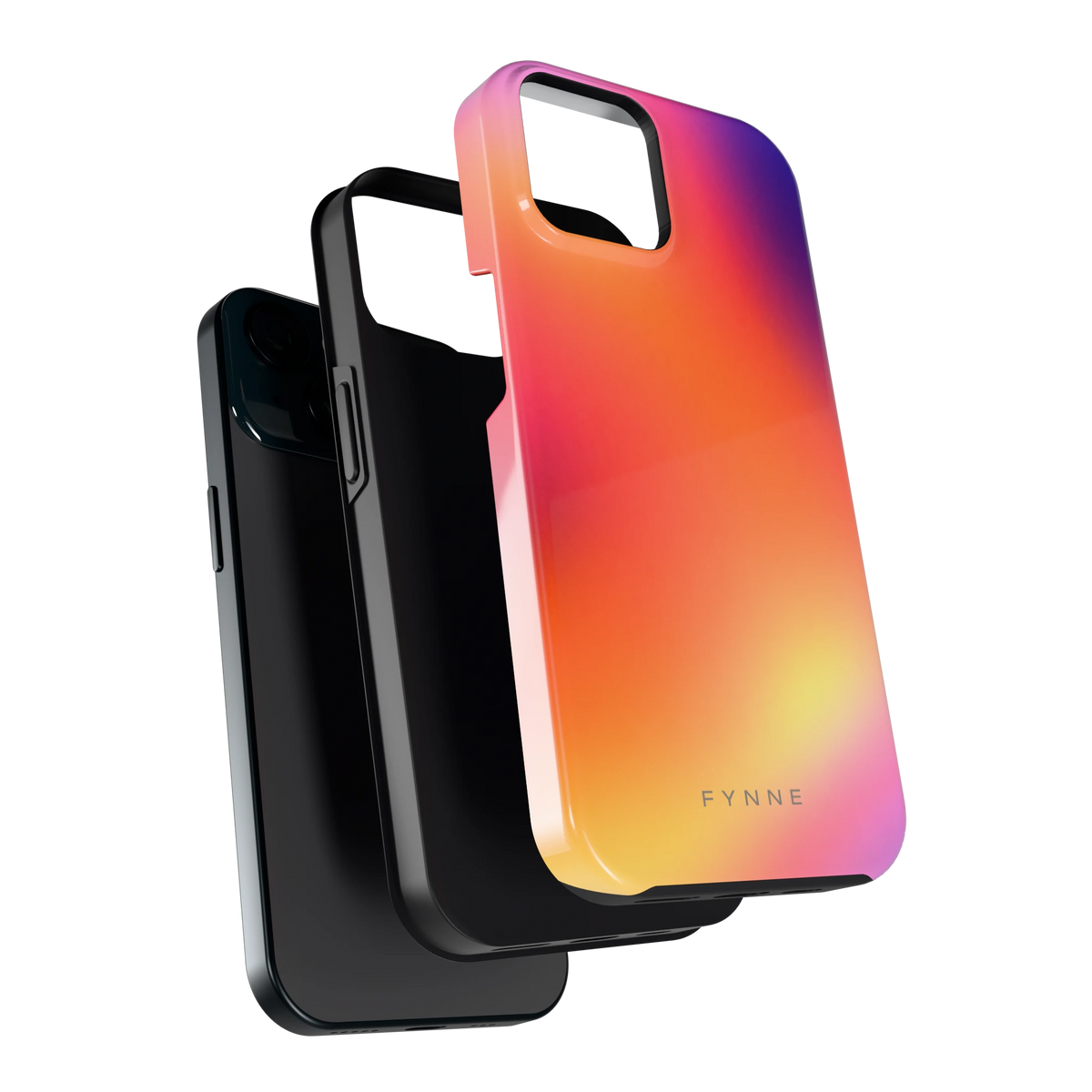 Zonsondergang Gloed hoesje voor iPhone 15, los van de telefoon
