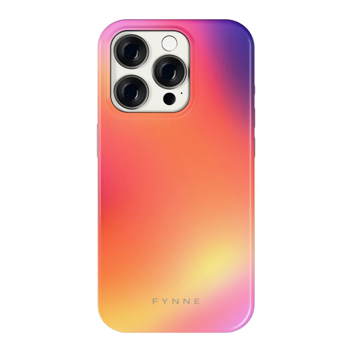 Zonsondergang Gloed hoesje voor iPhone 15 Pro, achterkant