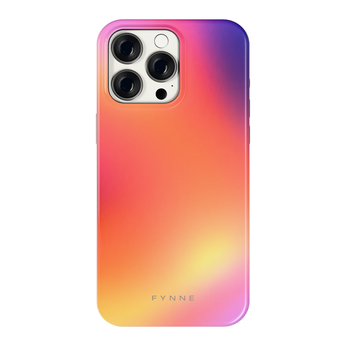 Zonsondergang Gloed hoesje voor iPhone 15 Pro Max, achterkant