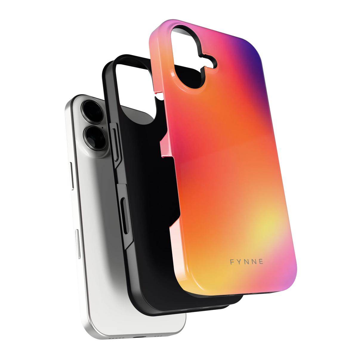 Zonsondergang Gloed hoesje voor iPhone 16, los van de telefoon