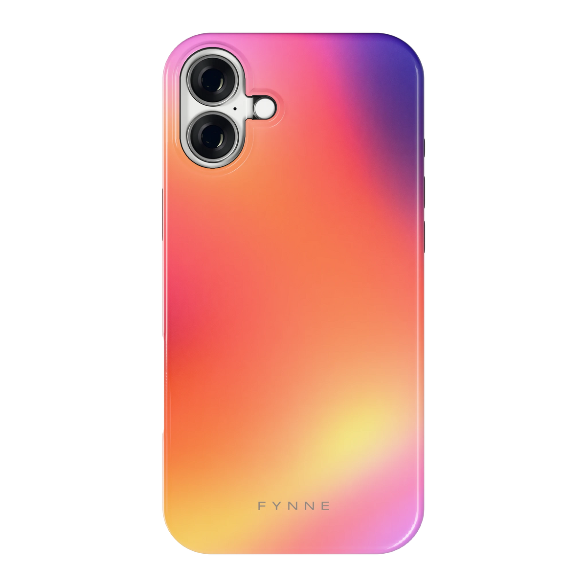 Zonsondergang Gloed hoesje voor iPhone 16 Plus, achterkant