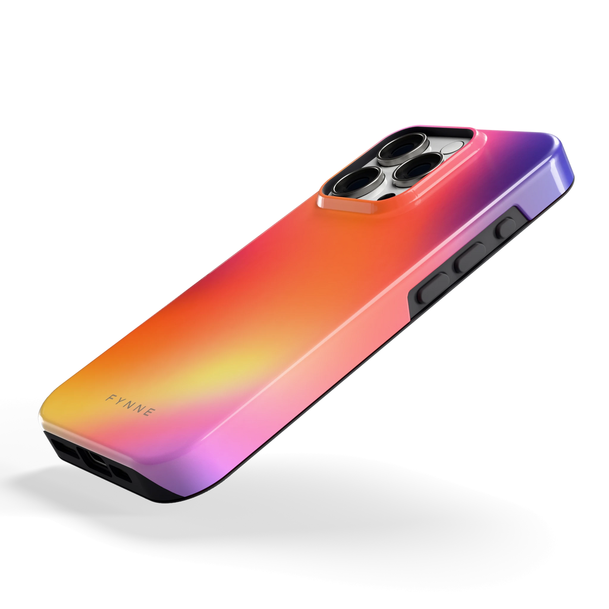 Zonsondergang Gloed hoesje voor iPhone 16 Pro, schuin