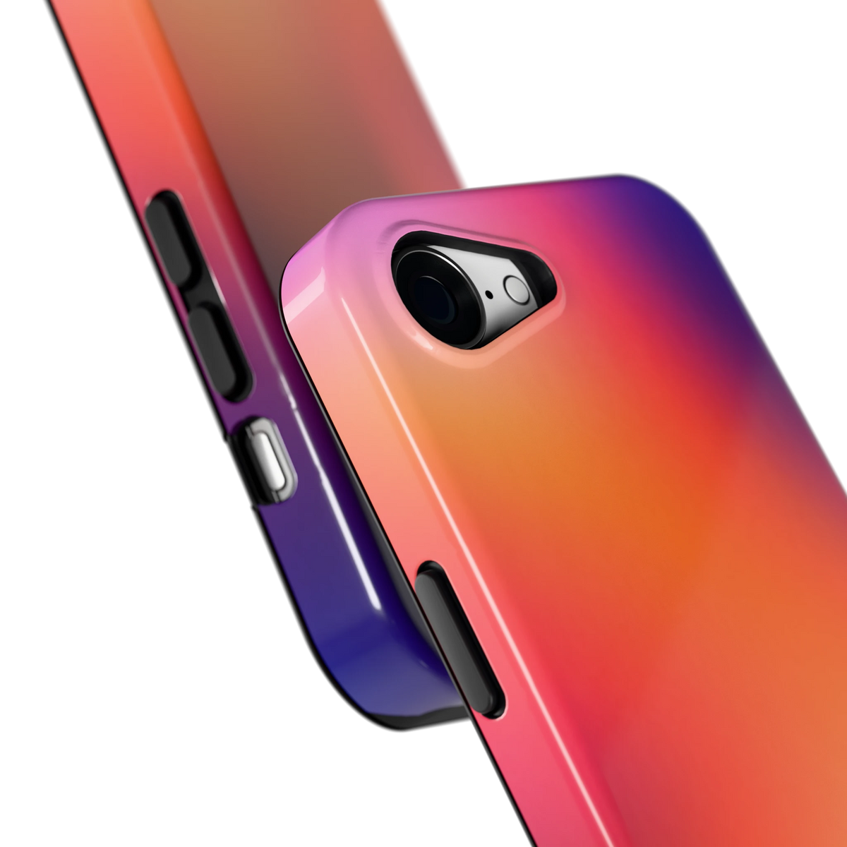 Zonsondergang Gloed hoesje voor iPhone 16e, close-up