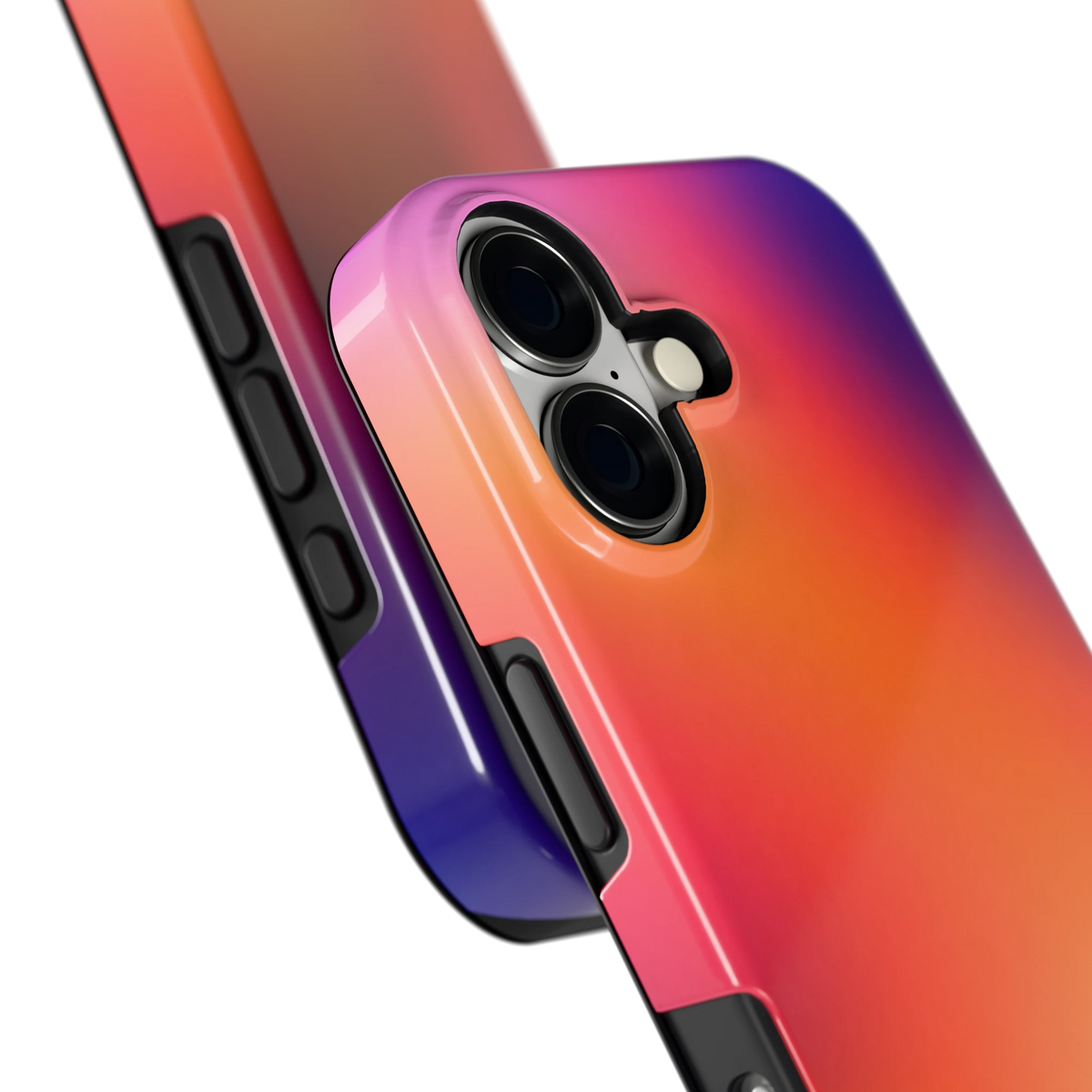 Zonsondergang Gloed hoesje voor iPhone 17, close-up