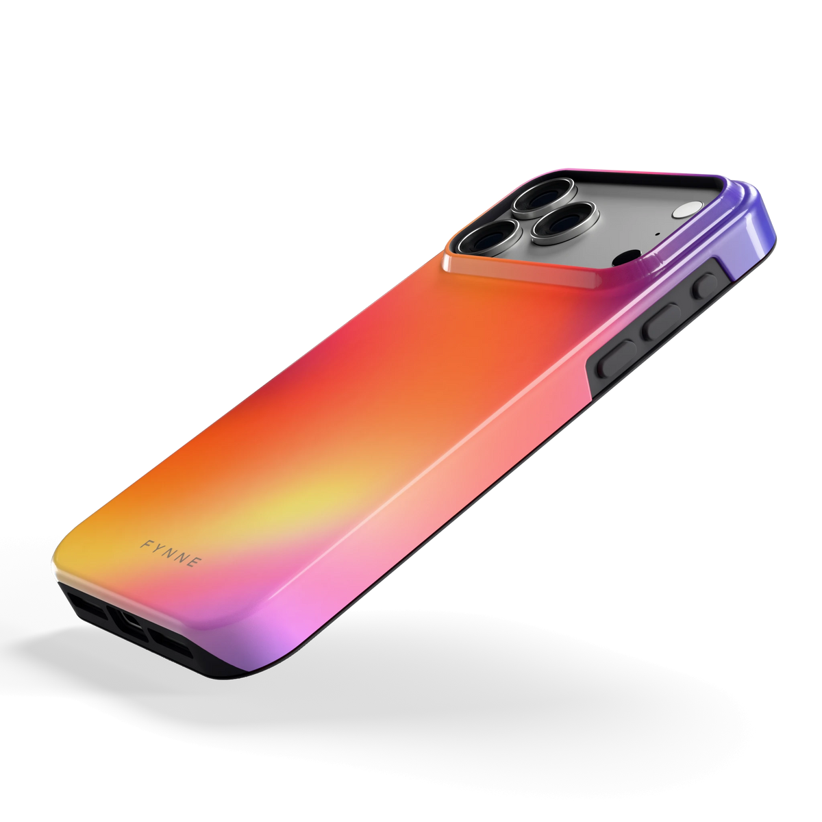 Zonsondergang Gloed hoesje voor iPhone 18 Pro Max, schuin