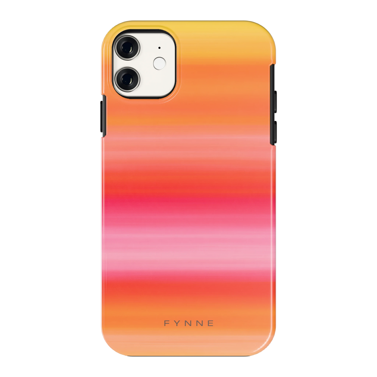 Zonsonderganggloed hoesje voor iPhone 11, achterkant