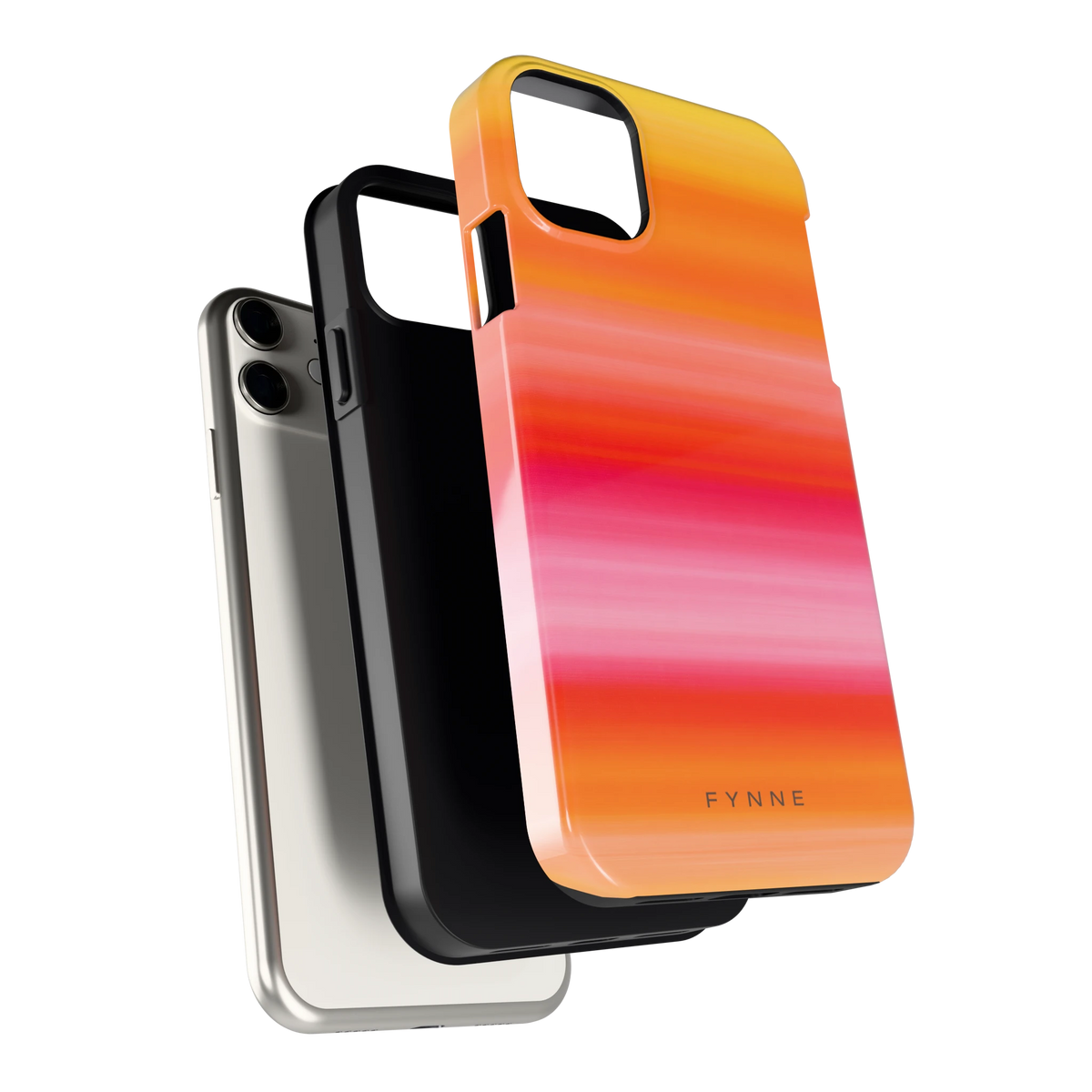 Zonsonderganggloed hoesje voor iPhone 11, los van de telefoon