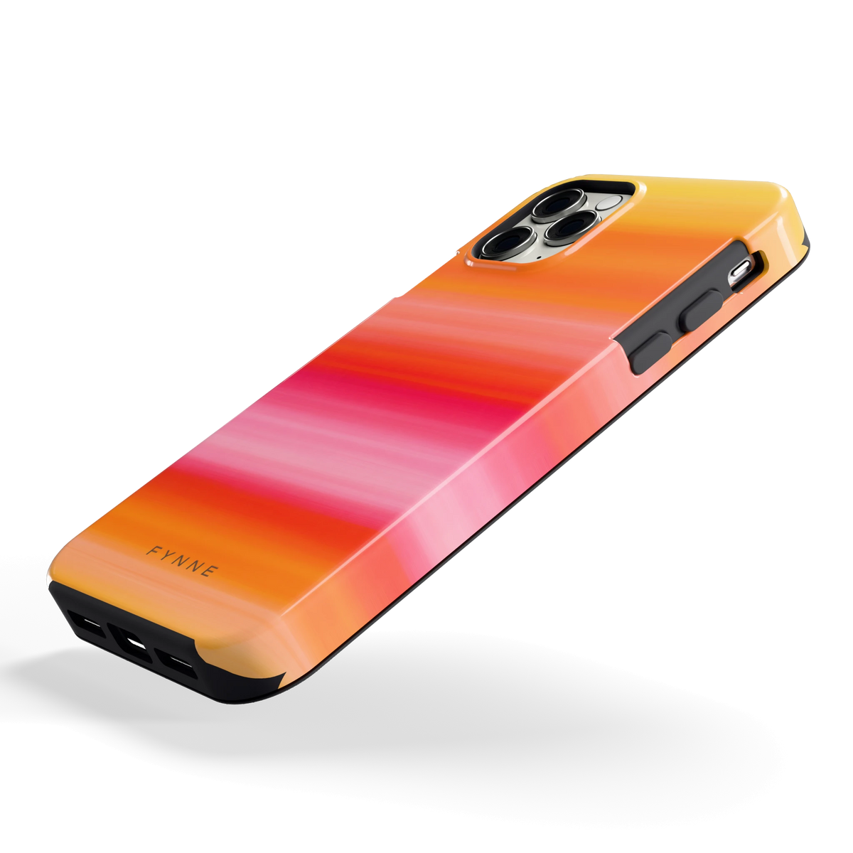Zonsonderganggloed hoesje voor iPhone 11 Pro, schuin
