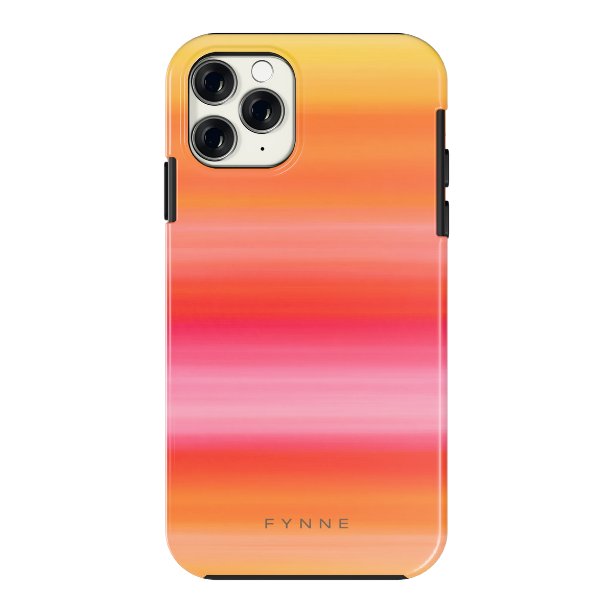 Zonsonderganggloed hoesje voor iPhone 11 Pro, achterkant