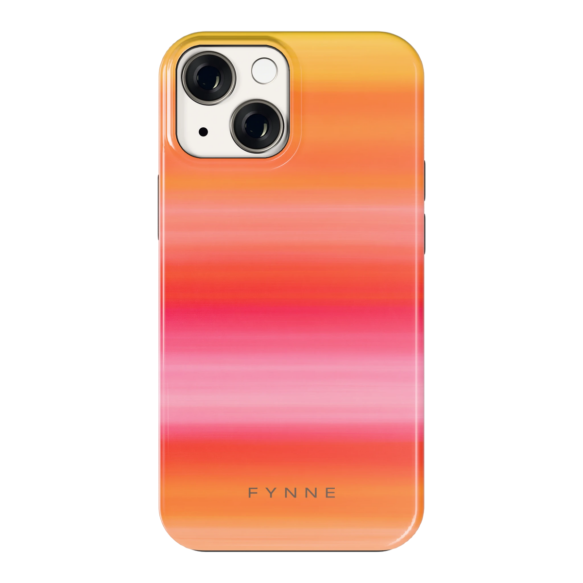 Zonsonderganggloed hoesje voor iPhone 13 mini, achterkant