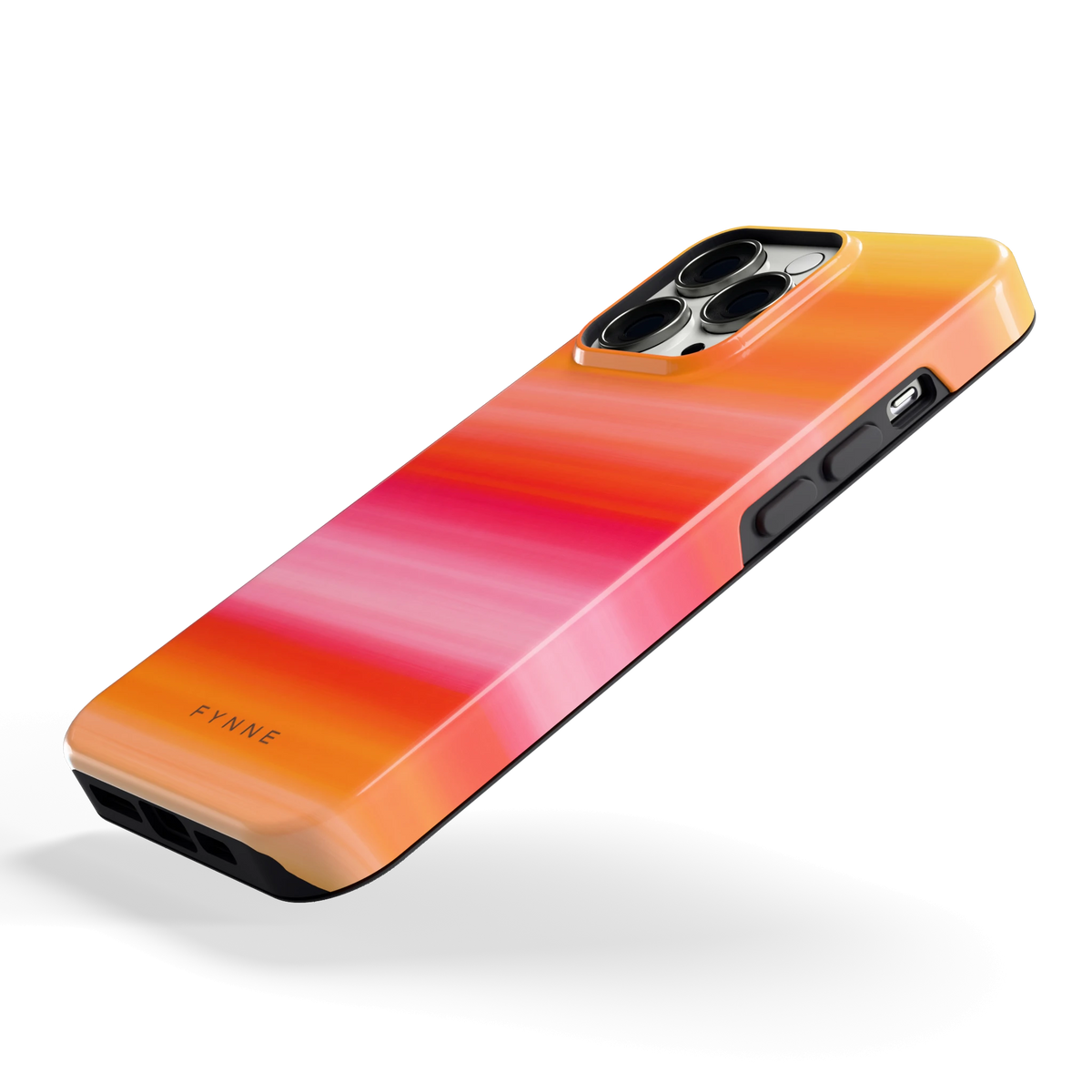 Zonsonderganggloed hoesje voor iPhone 13 Pro, schuin